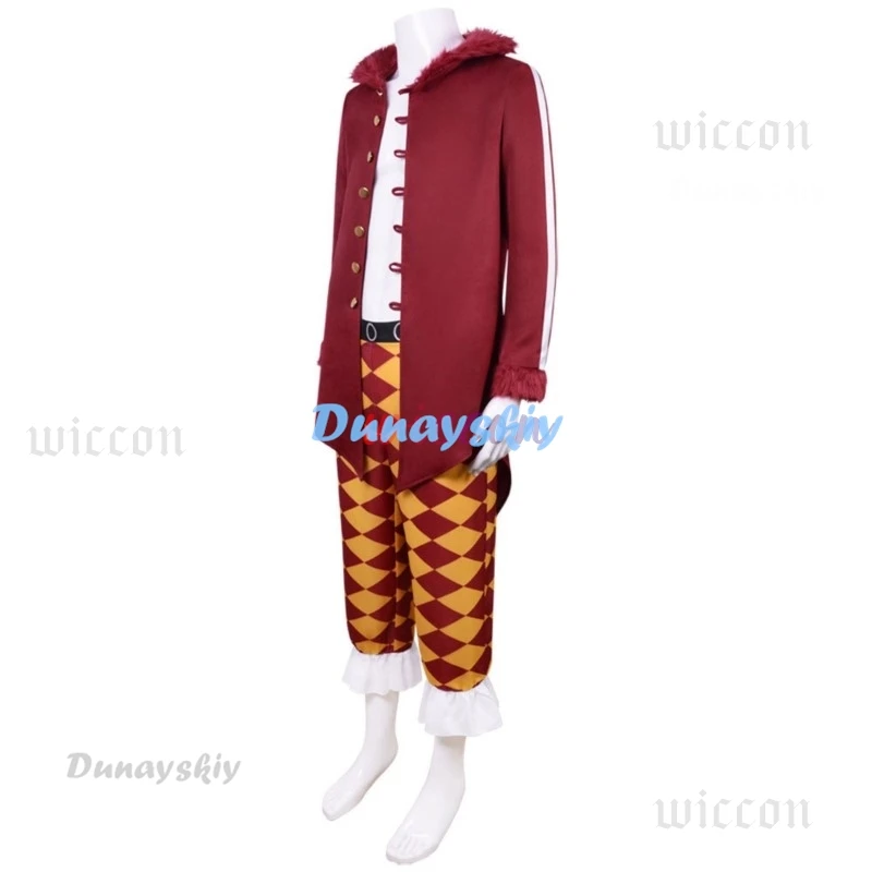 اليابان تأثيري Blox الفاكهة بارتولوميو تأثيري حلي مهرج الأخضر شعر مستعار باري باري لا مي أزياء الهالوين للرجال حفلة ACGN #4