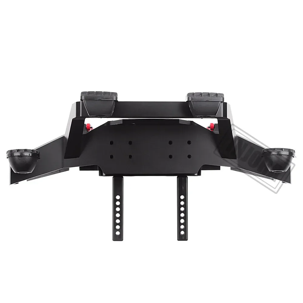 INJORA Metal Front Bumper with Led Light for 1/10 RC Crawler TRX4 Sport 82024-4 Upgrade Parts