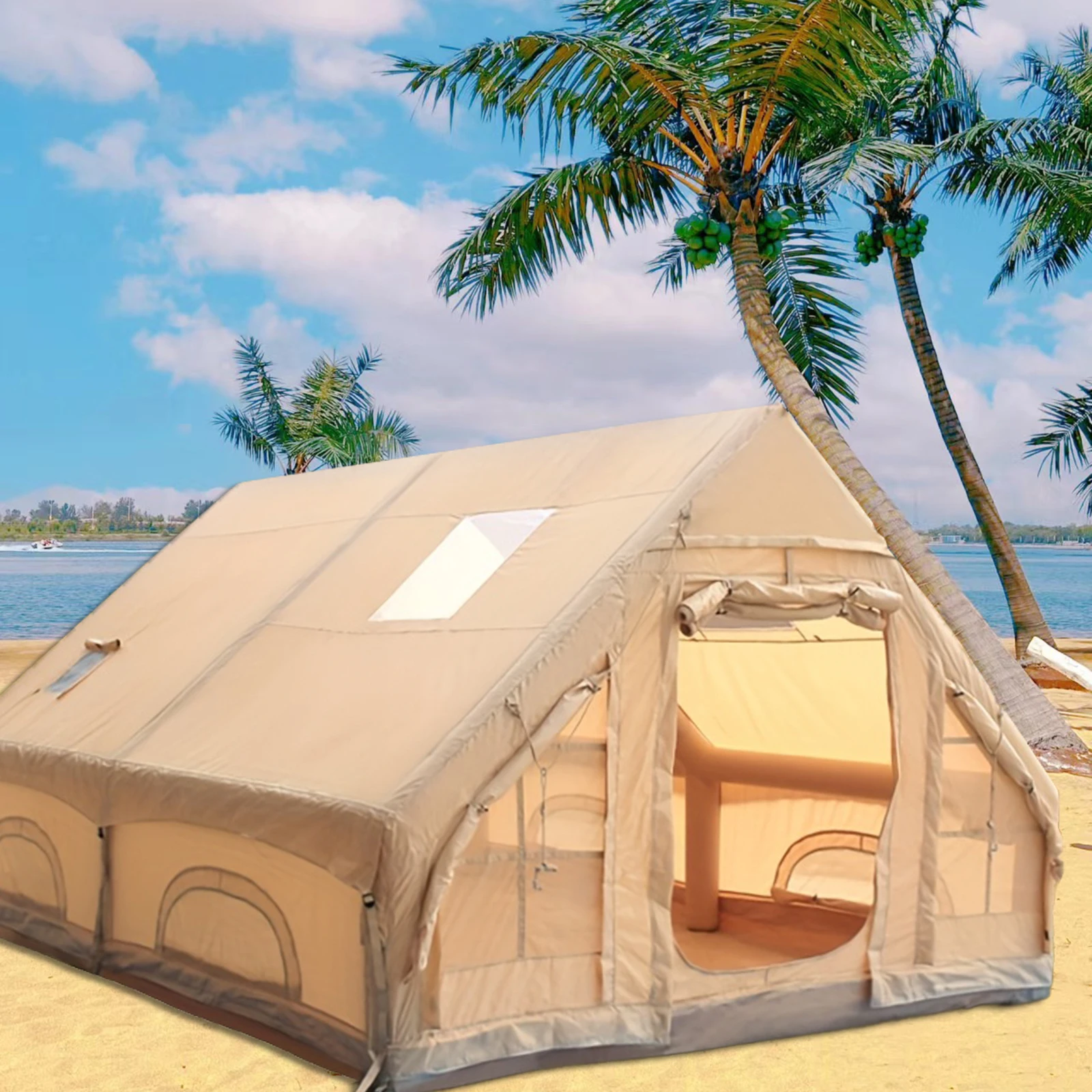 Inflatable camping tent 6