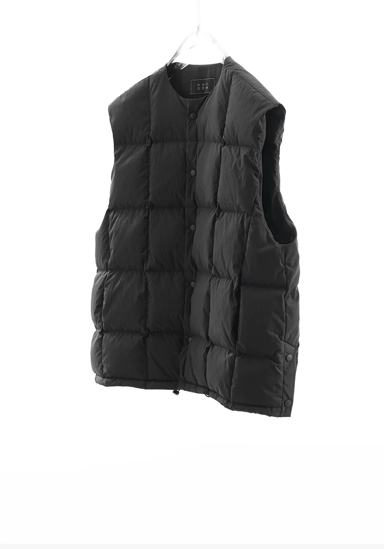 Winter Essentials~ down Vest, Women's Block-Patterned Warm Vest, Versatile Sleeveless Top, 2026 New Model