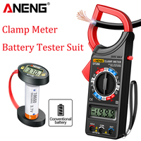 Clamp Meter Battery Voltage Tester Suits ANENG DT266 Multimeter 1000A AC Current Tester with BT138 Universal Capacity Test Tools