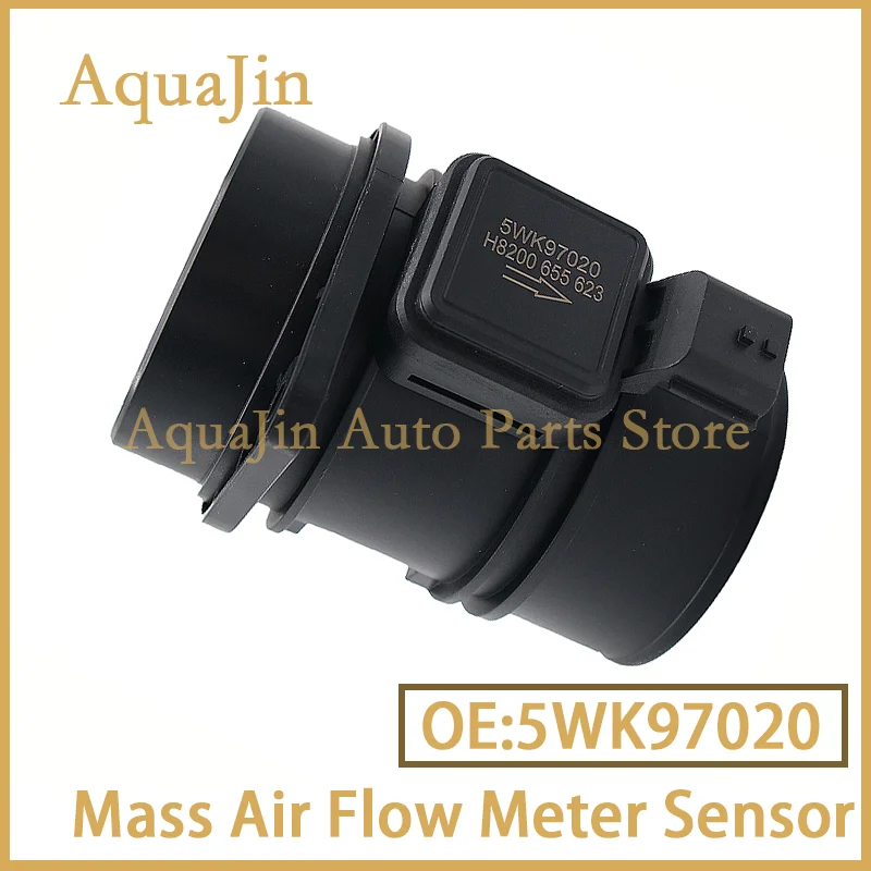 

5WK97020 Mass Air Flow Meter Sensor MAF For Dacia Logan Duster Renault Kangoo Trafic Vauxhall Opel Vivaro A Nissan Qashqai Fits