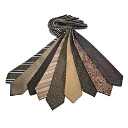 InjGravatas for Men, Blue Presidency Ktie, Paisley Floral Fit, Wedding Workplace Slim, Green and Orange, 8cm, Fashion, 2022