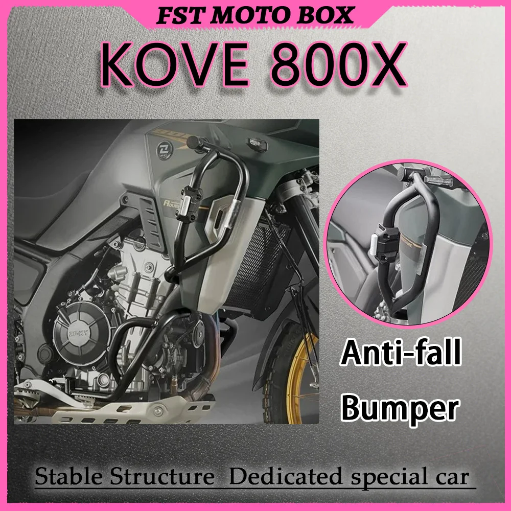FOR Custom KOVE 800X Protective Combo Streamlined Upper And Lower Bar Wear-Proof Bumper Full-Cover Engine Guard for Enhanced