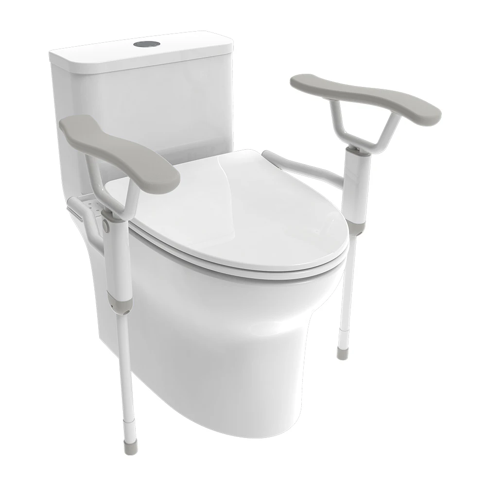 

Bathroom Toilet Safety Frame Grab Bar for Elderly Pregnant Handicapped Disabled Support Toilet Seat Assist Handle.