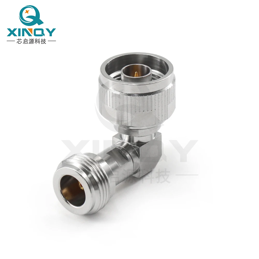 N-type Right Angle Coaxial Adapter 18G Low Standing Wave Elbow Adapter JFK Male/female Connector