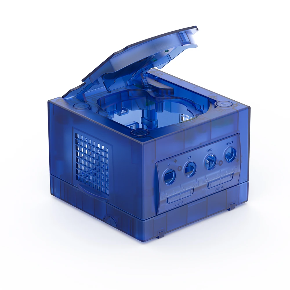 For NGC Shell Transparent Case Replacement Shell For GameCube Clear Box For NGC Video Game Console DOL-001/DOL-101
