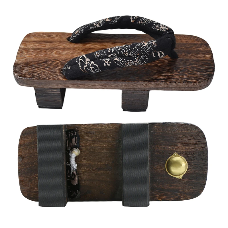 Chinese Style Cosplay Costumes Geta Slipper Japanese Traditional Sandal Wooden Clogs Women Flip-Flops Geta Wooden Shoes