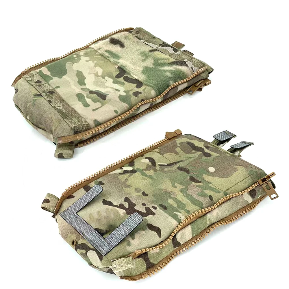

Outdoor Back Panel Water Bag FCPC V5 Vest Plate Carrier Hydration Pouch Multi-purpose Outdoor Zipper Bag