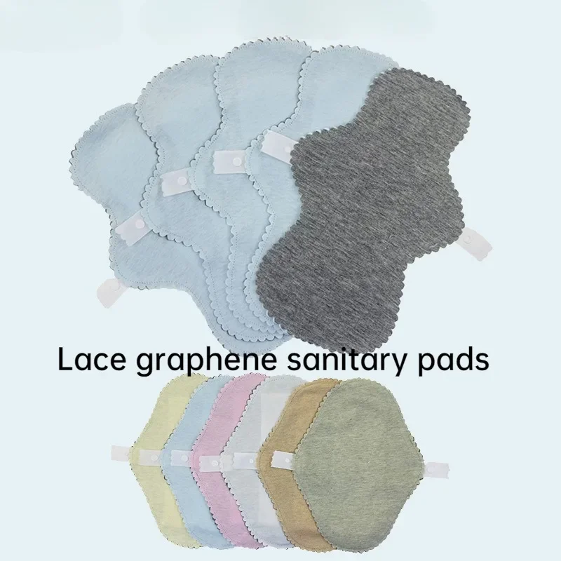 

Incontinence Washable Sanitary Pad Antibacterial Moisture-conductive Graphene Pad for Day and Night Use Urinary Isolation Pad