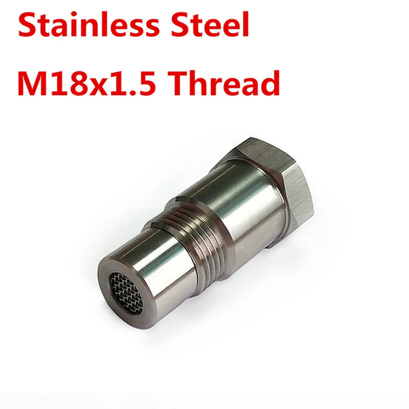 

Filter Screen Type Automotive Oxygen Sensor Connector, Check Engine Light to Repair M18 X 1.5 Sensor Leak