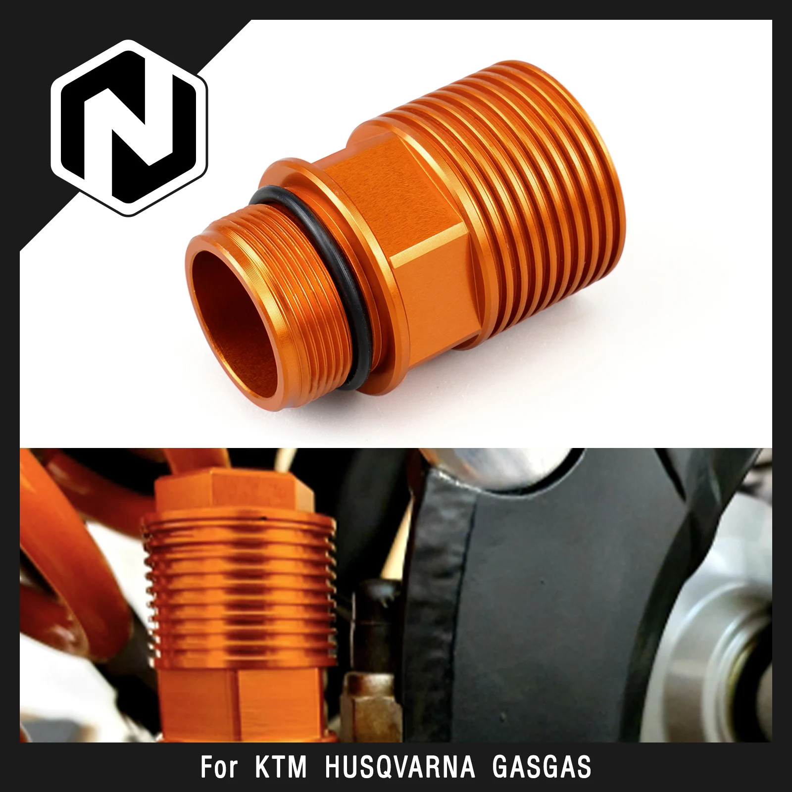 

NICECNC For KTM EXC 300 2004-2016 EXC 250 EXCF 350 EXC 450 SX 125 SXF 250 SXF 450 XCW 300 SMR 450 Rear Brake Reservoir Extender