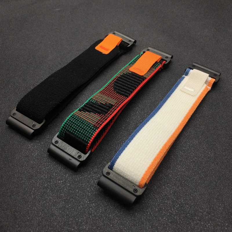 20mm/22mm/26mm Trail Loop Nylon Strap Quick-release Strap for Garmin FENIX 8 and 22/22/26mm Watch Band Series image 4