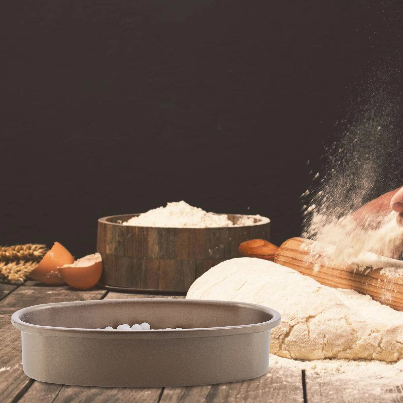 

1 Set 500G Reusable For Crispier Pie Crusts Even Heat Distribution Ideal For Tarts Bread Pizzas Oven Baking Stone