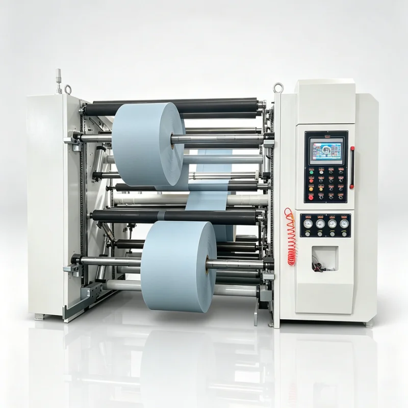Customized Label Slitter Rewinder Equipment Automatic High Speed Roll Slitting Cutting Durable Industrial Packaging Tool