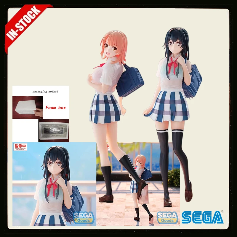 Original SEGA XStellar My Teen Romantic Comedy SNAFU Climax Yukinoshita Yukino/Isshiki Iroha  Figure Anime Figures Model Toy