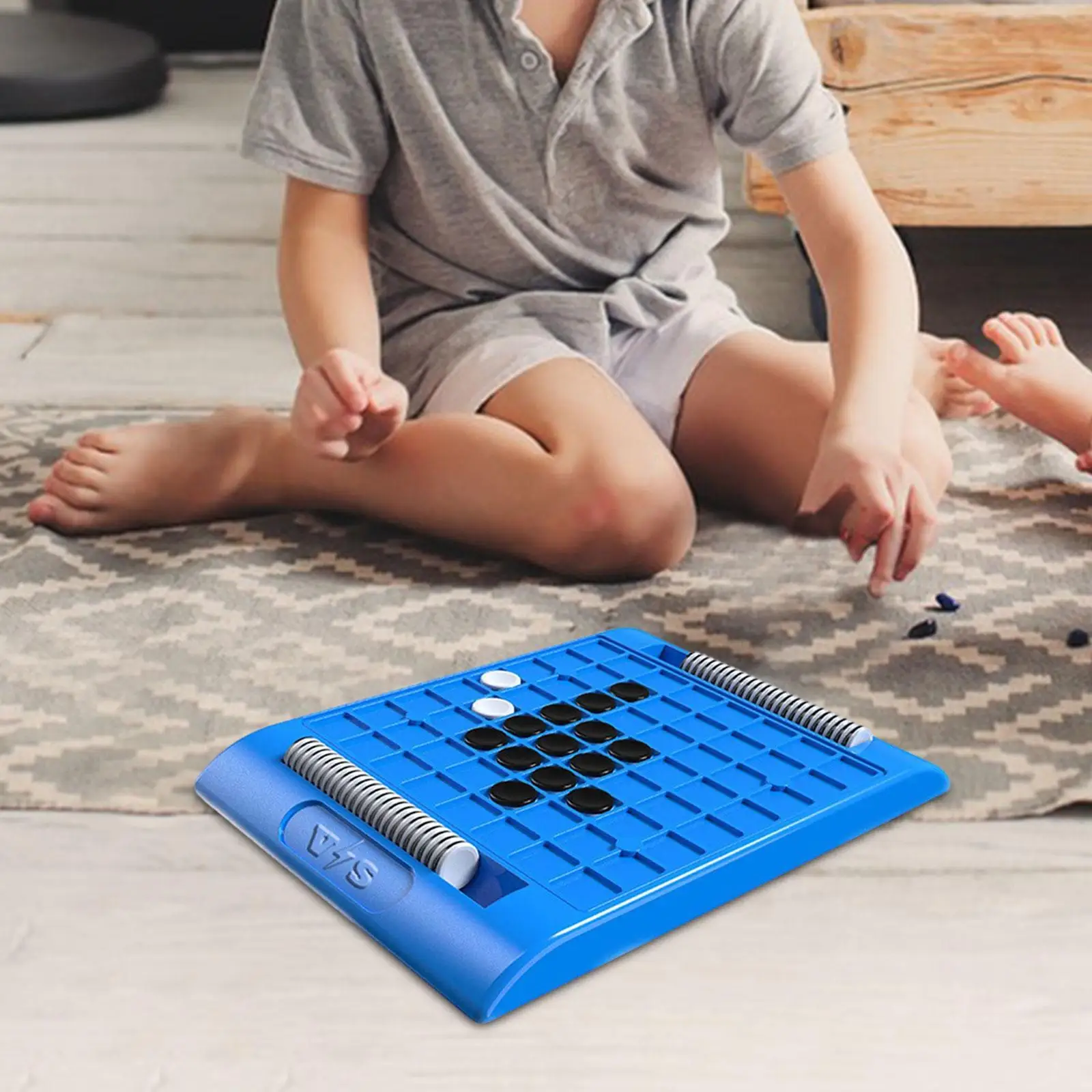 

Reversi Strategy Board Game Smooth Surface Convenient Portable Family Game Educational for Home Travel Camping Gatherings Party