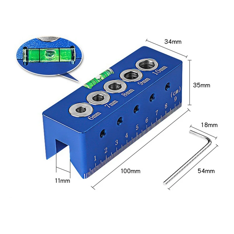 ثقب الحفر محدد 6,7,8,9,10 مللي متر مستوى آلة الحفر العمودي تركيبات سجل لسان دبوس أداة