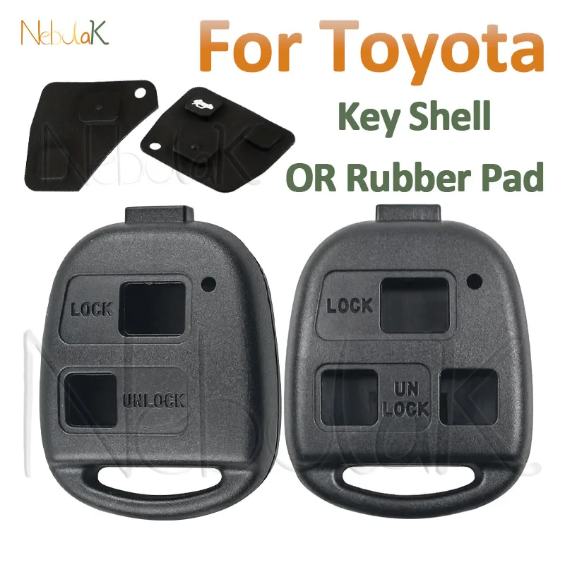 مفتاح السيارة لوحة التبديل فوب الإسكان شل لكزس تويوتا كورولا يارس كامري RAV4 لاند كروزر برادو تاراجو أفينسيس FJ غطاء #1