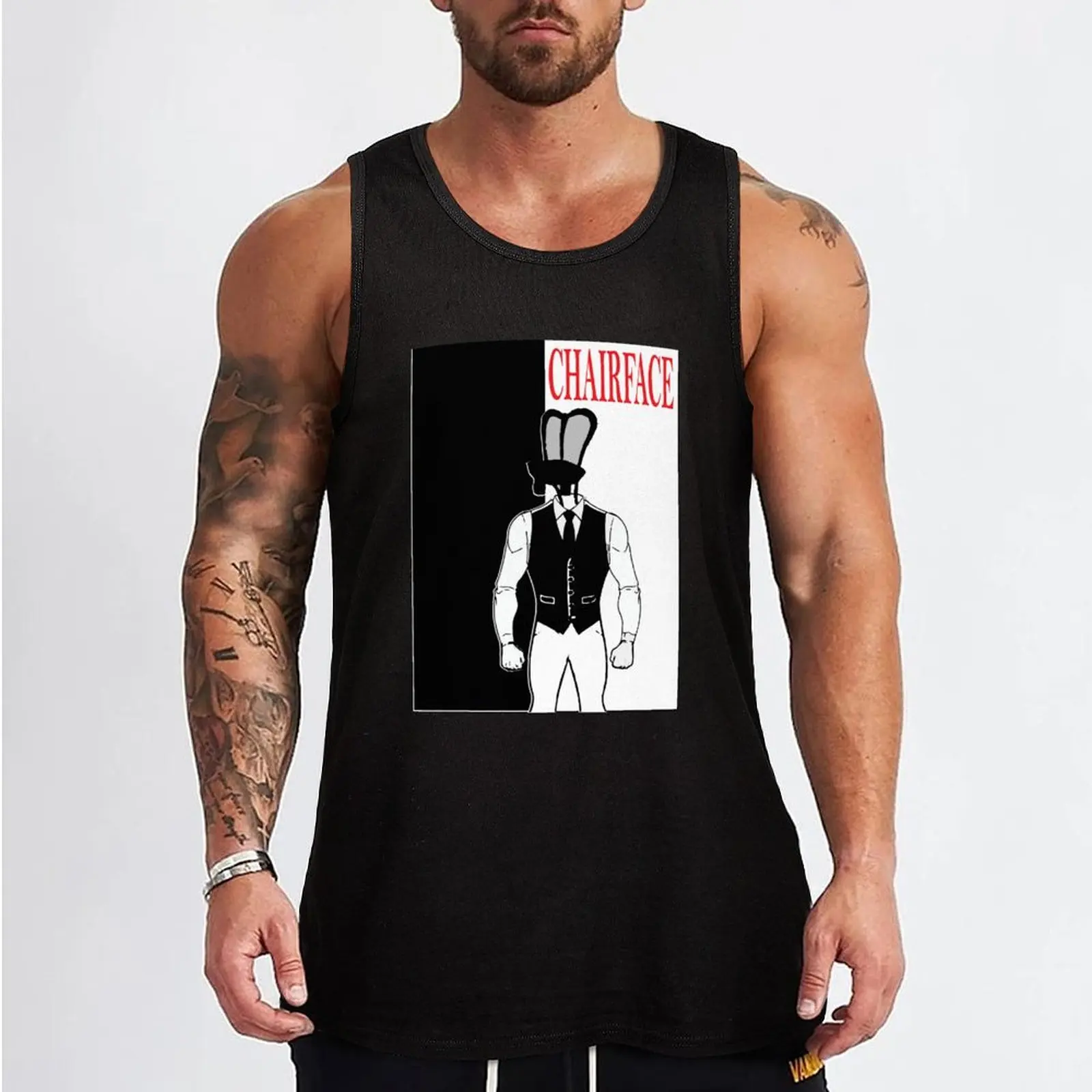 The Tick chairface scarface Tank Top sleeveless tshirts for men muscular man singlet for men