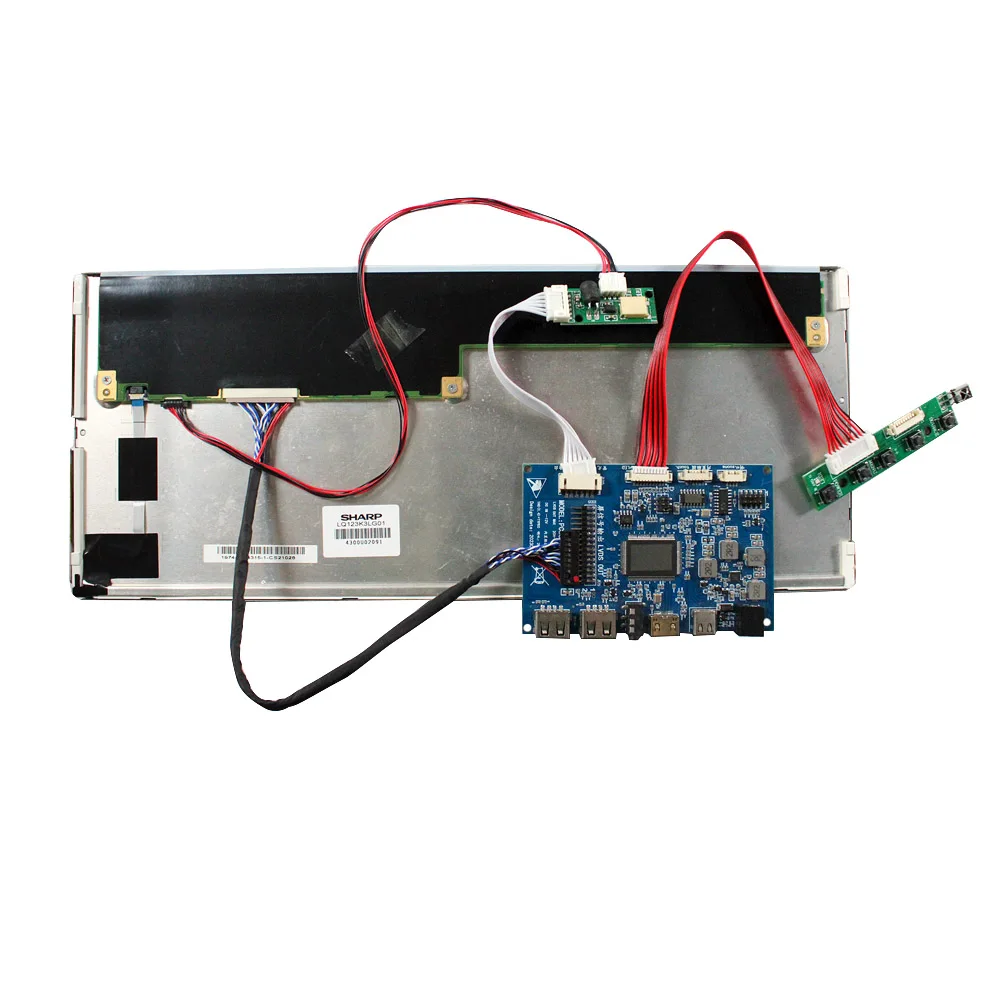 Niestandardowy wyświetlacz Lcd, akcesoria do gier Hd-Mi typ C płyta kontrolera Lcd i elastyczny ekran Led 12,3-calowy panel Tft Lcd