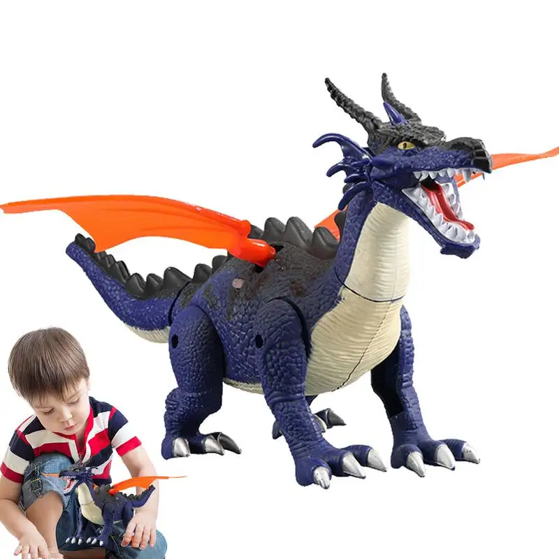 

Electric Dinosaur Toys Light Up Spray Mist Animal Toys Battery Powered Toy With Sound Multifunctional Animal Toys For Home