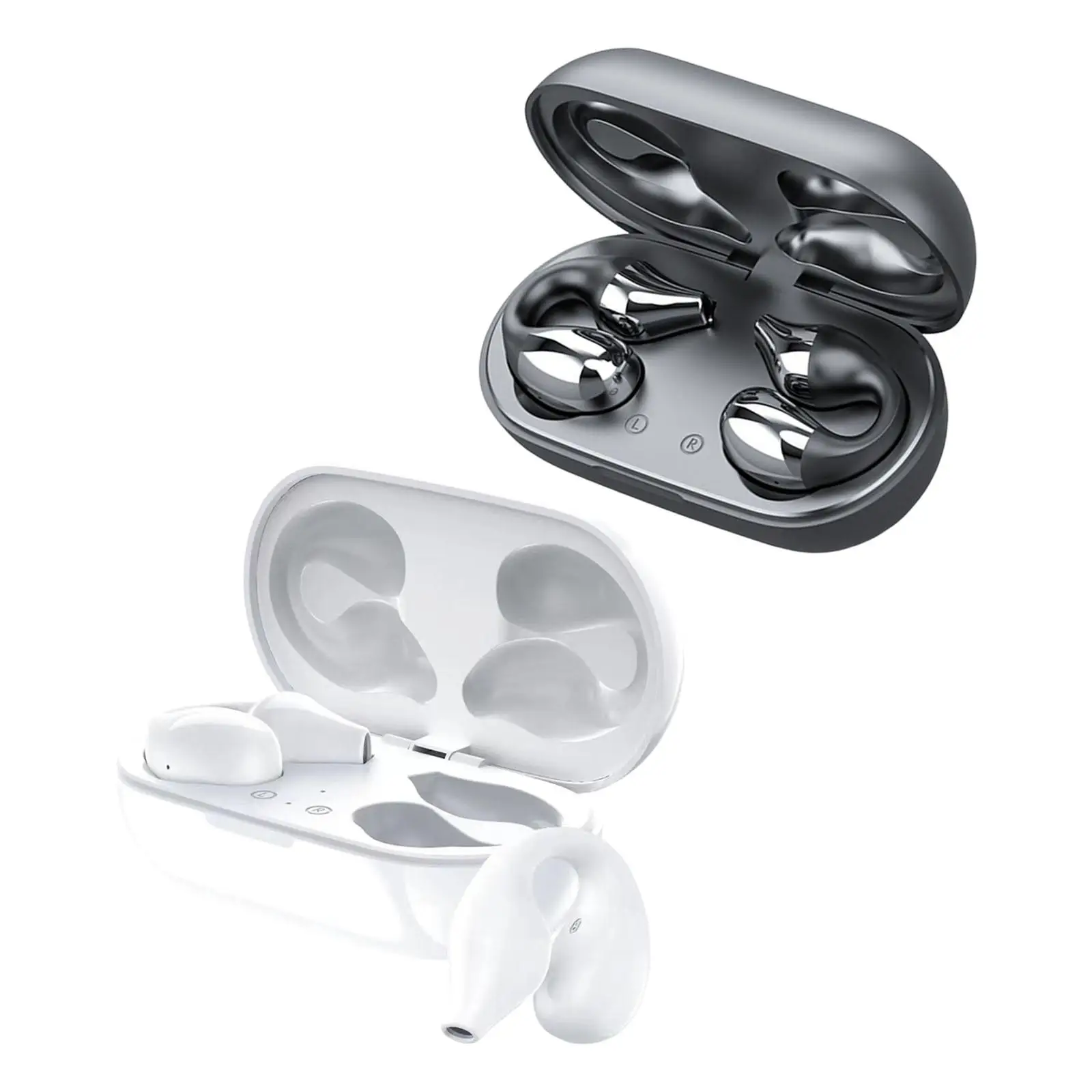 Clip Wireless Earbuds Deep Bass Headset für Running Sport Office