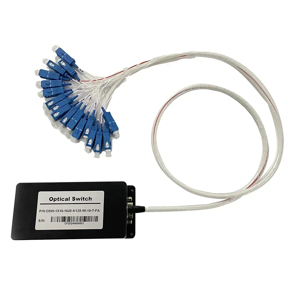 

Excellent Top Quality Hot Sales1x16 Mechanical Optical Switch For Multi-channel Fiber Optic Path Switching