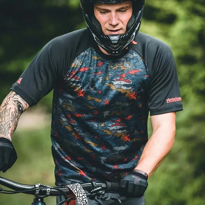 

2026 Men's Cycling Jersey Short Sleeve Shirt Mtb Motocross Downhill Cycling Jersey MX Cycling Mountain Bike Sportswear