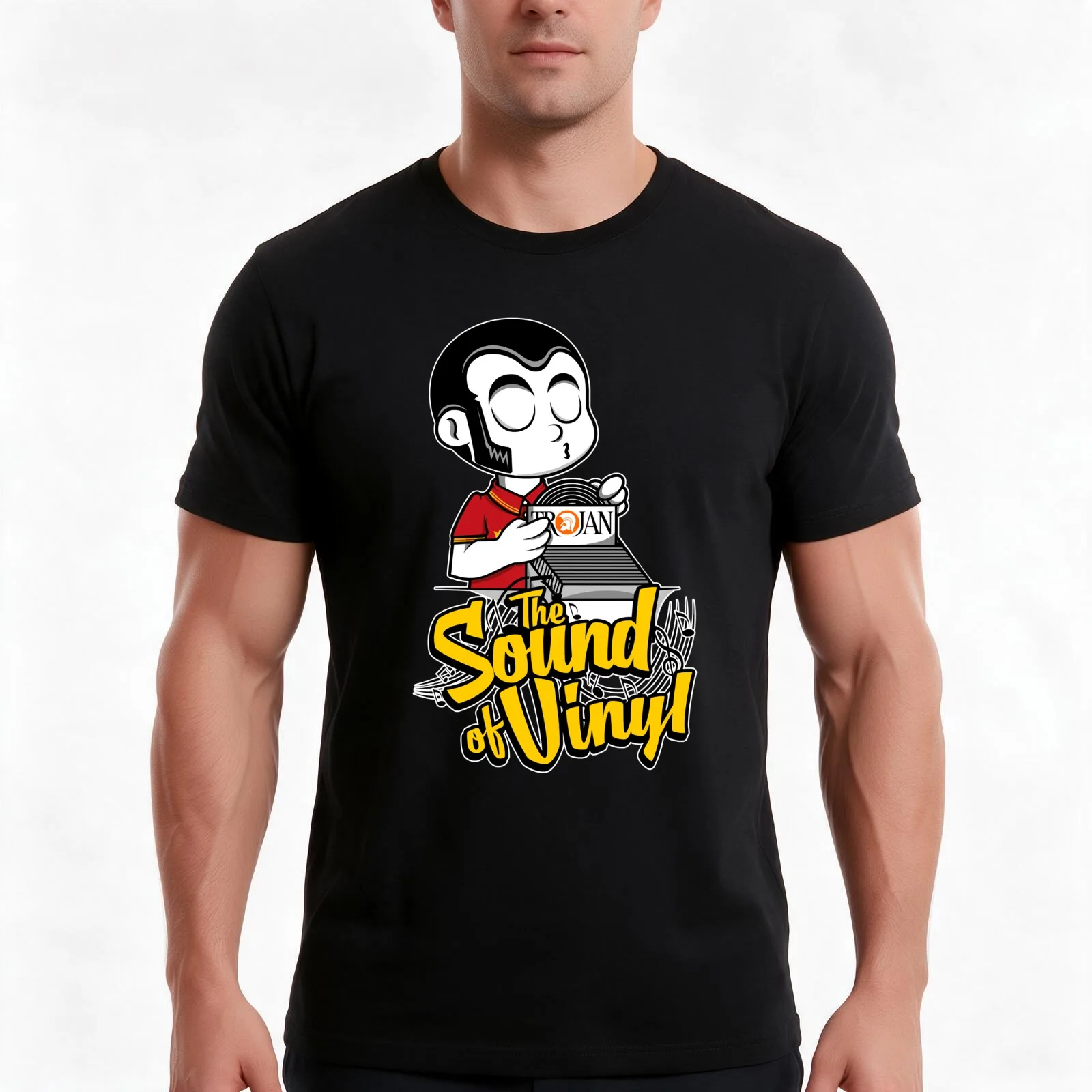 Reveal The Secret Trojan Records Gifts For Music Fan T-Shirt, Summer Casual Cotton Tee, Oversized Streetwear Tops, 100% Cotton