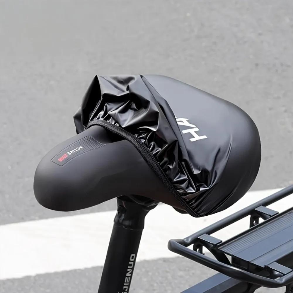 Multi-color Optional Bicycle Seat Cover Rain Cover Thickened PVC Waterproof Material 360° Full-Coverage Design