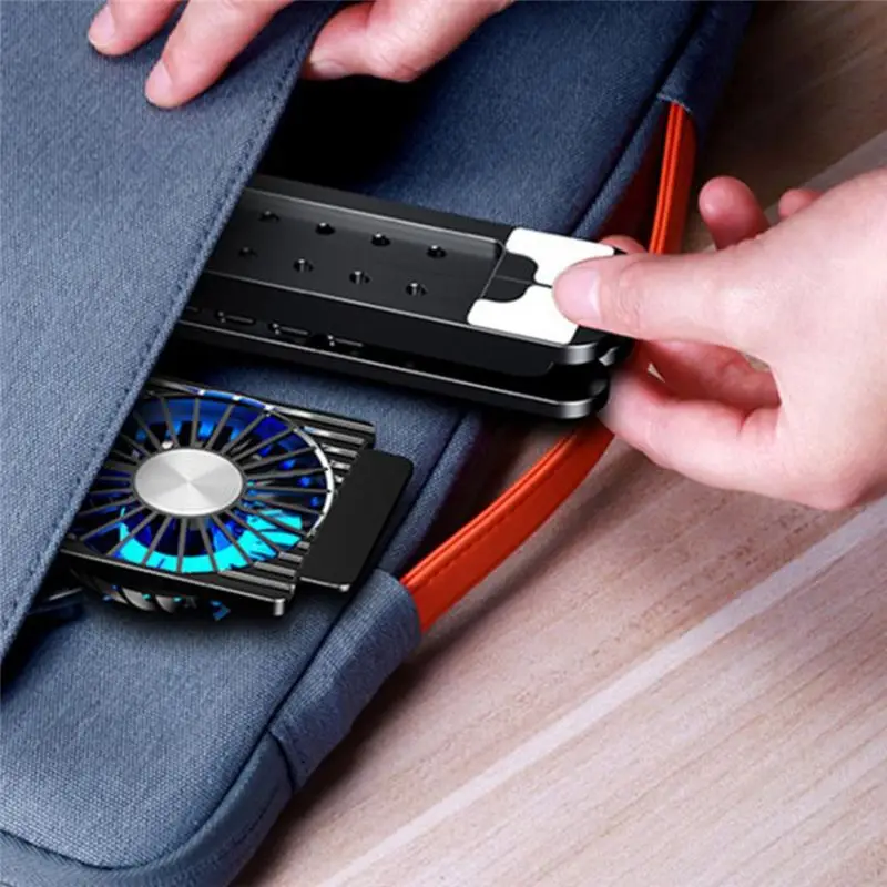 lillili Laptop Cooling Stand Foldable Laptop Cooling Pad with 4 RGB Silent Fans for Laptop Cooler Notebook Accessories