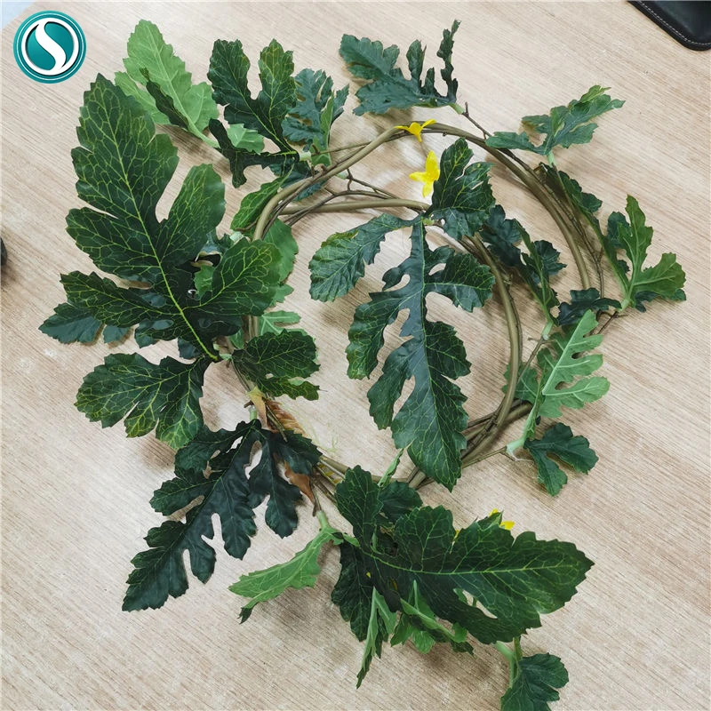 170cm Artificial Plant Vine Home Party Festival Wall Decoration Realistic Green Soft Plastic Melon Rattan Fake Flower Ivy Hot