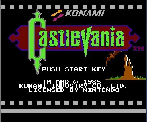 Castlevania 60 Pin Game Card For 8 Bit Subor Game Player