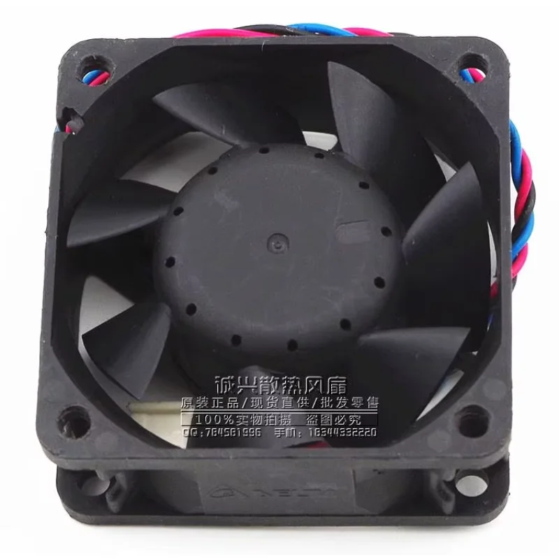 Delta Electronics AFB0612H AR00 DC 12V 0.17A 60x60x25mm 3-Wire Server Cooling Fan