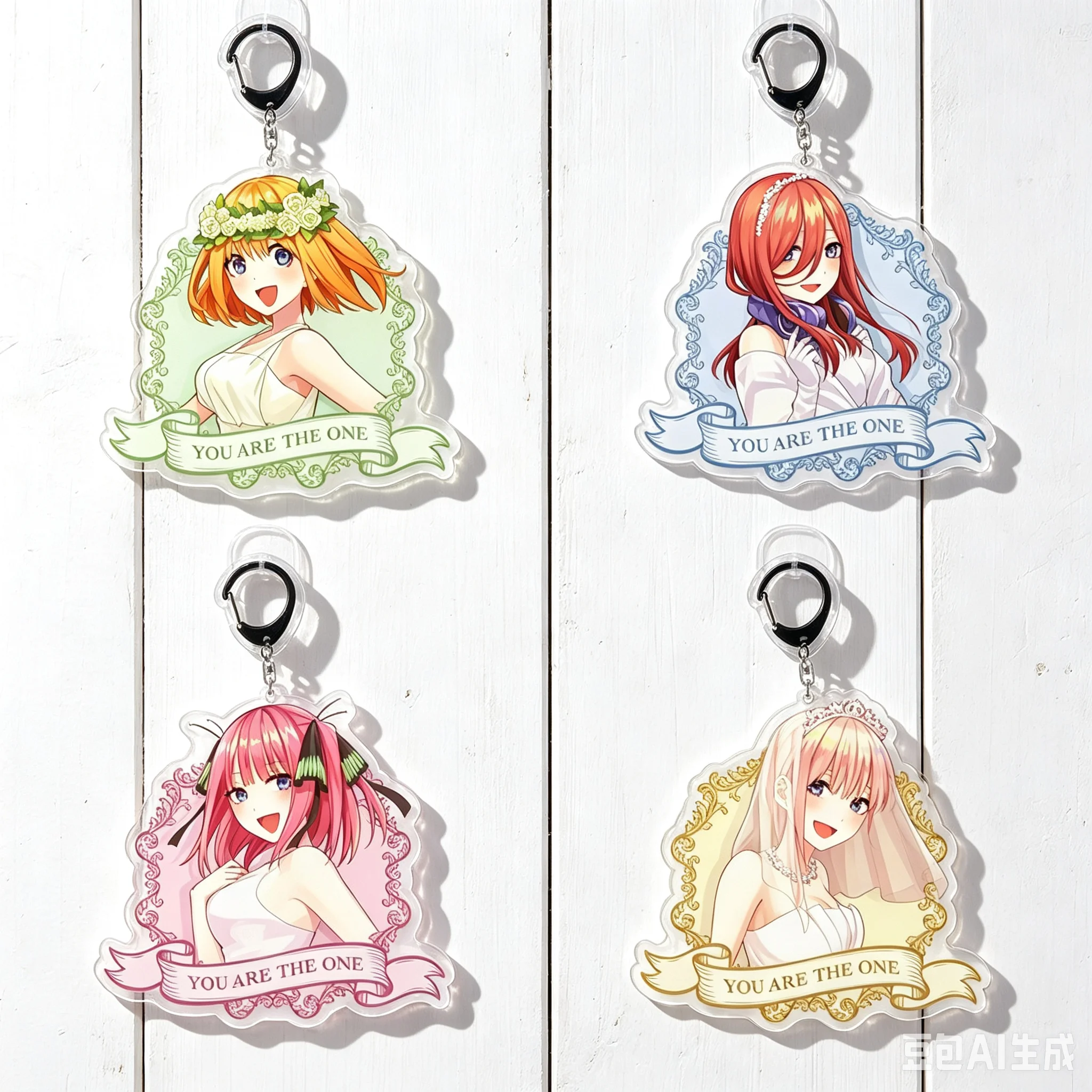 New 2026 Bag Acrylic KeyRing Anime Lovers The Quintessential Quintuplets Hot Lovely Products For Fans Exquisite Product Keychain