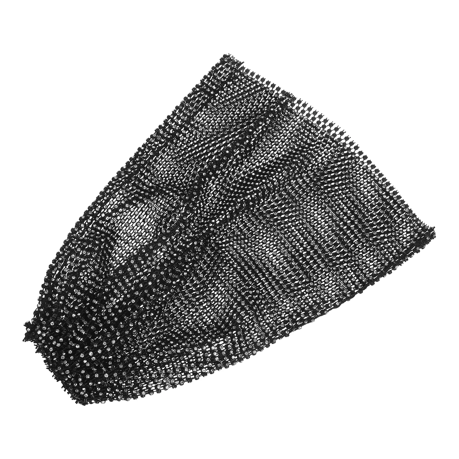 

Elastic Rhinestone Mesh Headbands For Women Sparkly Crystal Stretchy Nightclub Hair Accessories Black Festival Rave Glitter