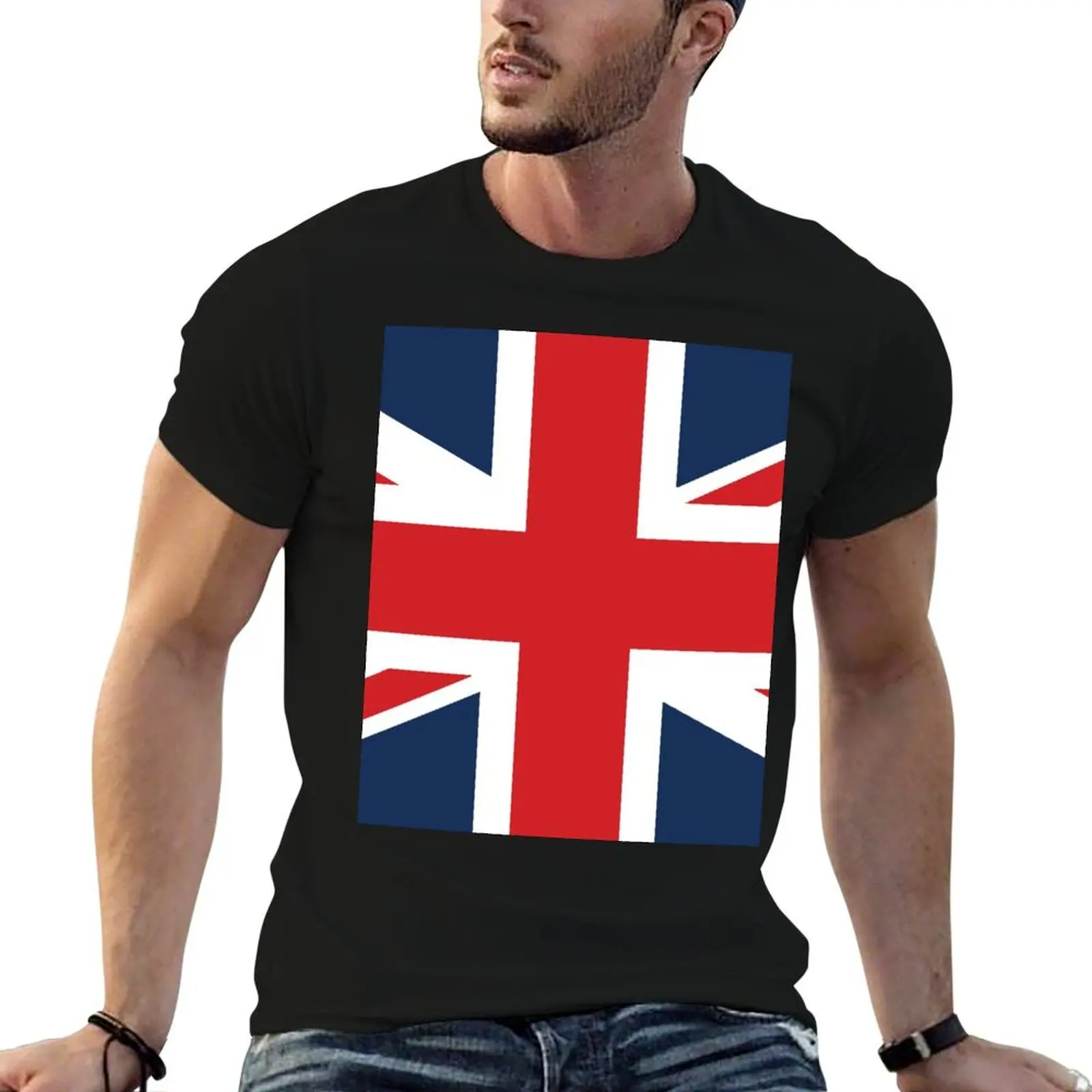 Union Jack T-Shirt Aesthetic clothing shirts graphic big and tall t shirts for men