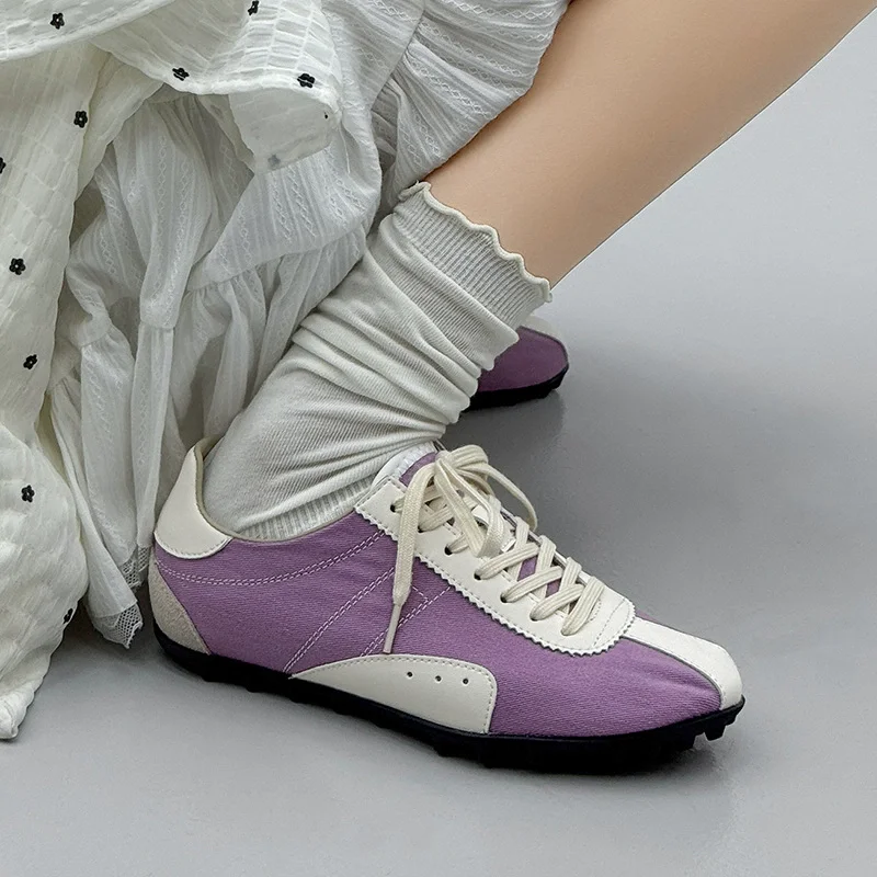 أحذية رجالية شبكية صيف 2025 جديدة بلون واحد أحذية فردية عالمية قابلة للتنفس نعل ناعم أحذية نسائية كاجوال خفيفة #3