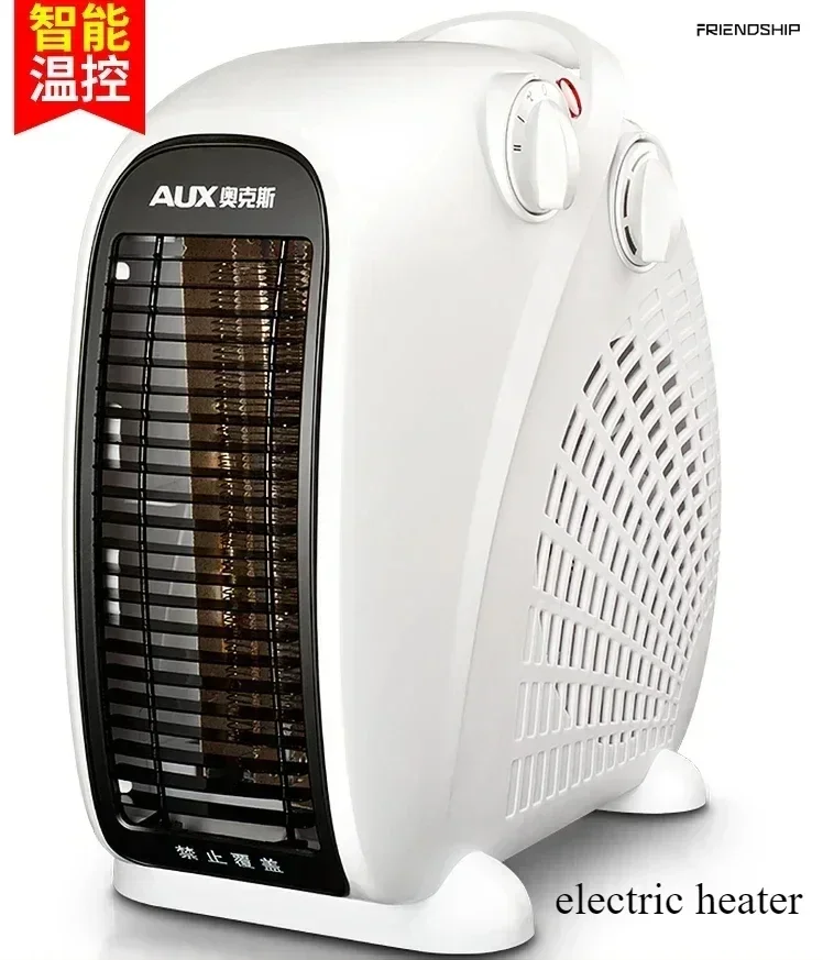 

Small Electric Heater - New Dual-Purpose (for Home and Office) Baking Fireplace Style Electric Heater.