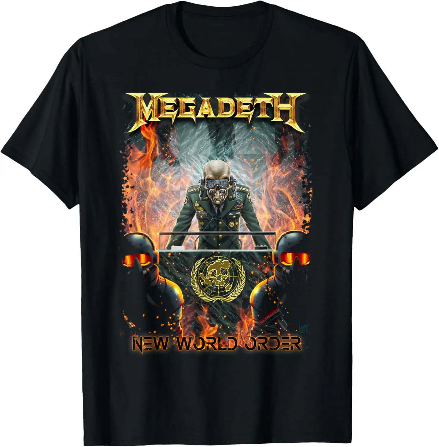 

Megadeth — футболка New World Order