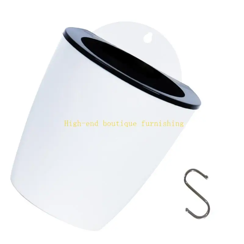 L9NB Wall Mounted Flower Pot Selfwatering Planter with Hook For Home Patios Gardening