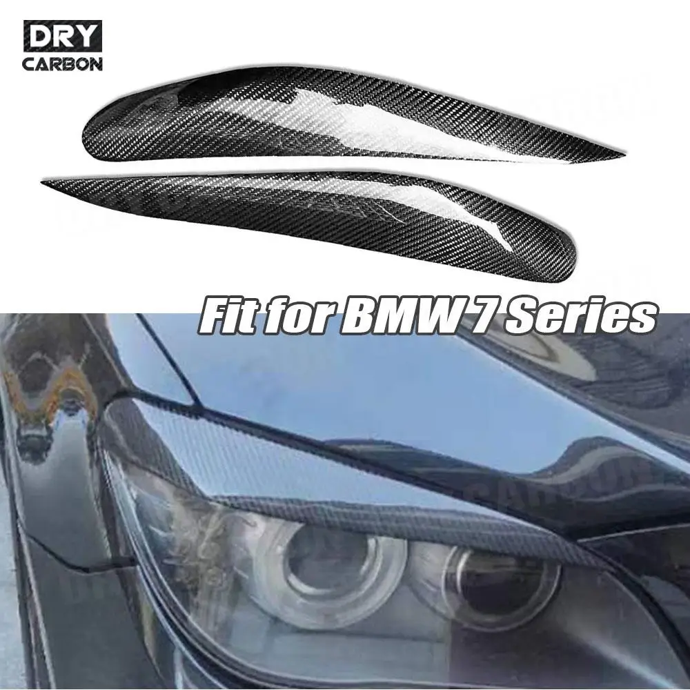 

Car Styling Bodykits Accessories for BMW 7 Series G01 2009-2015 Carbon Fiber Front Headlight Eyebrows Eyelid Lids Stickers Trims