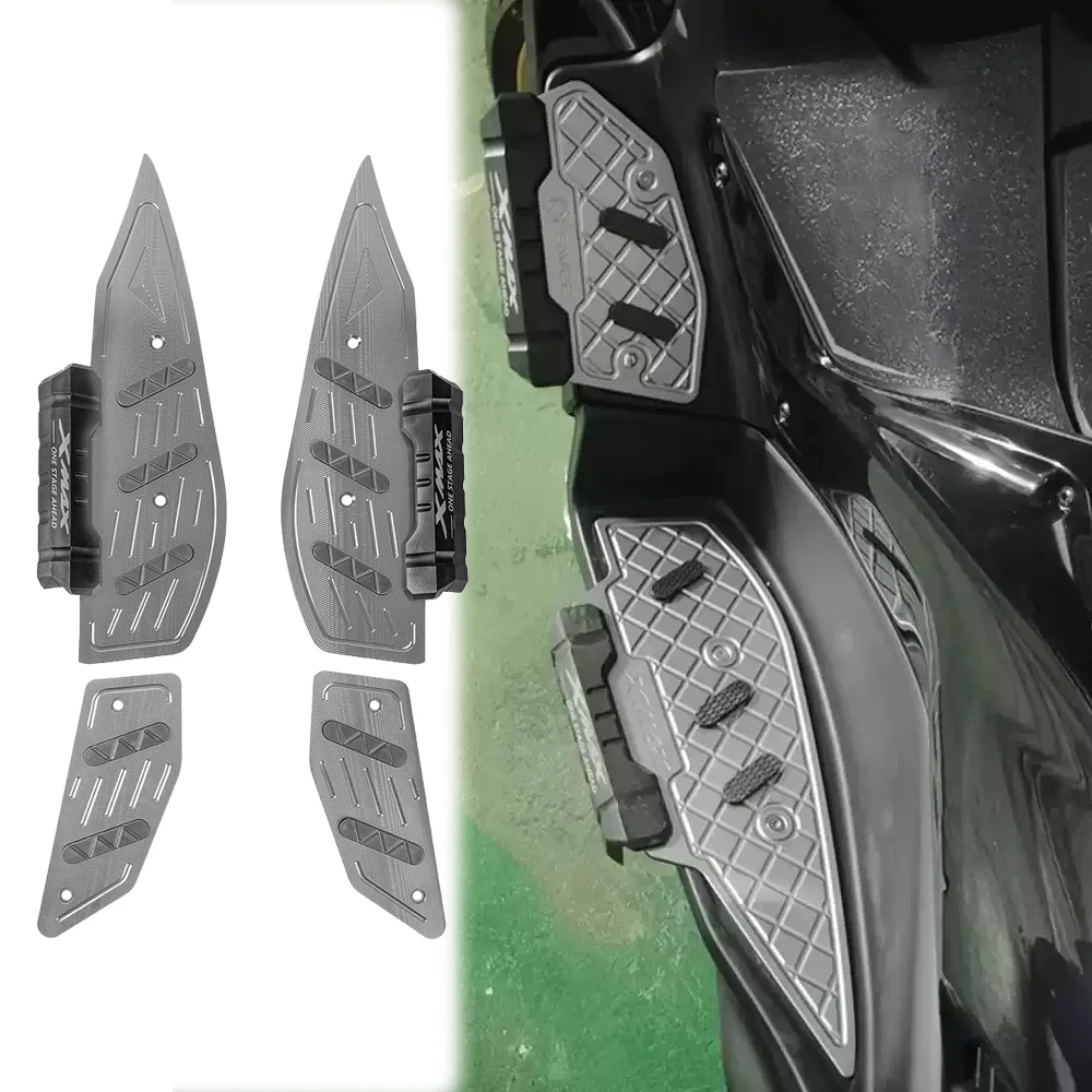 

Footboard Step Accessories For YAMAHA XMAX300 XMAX X-MAX 300 2018-2024 2025 Motorcycle Footrest Footpad Pedal Foot Pegs Plate