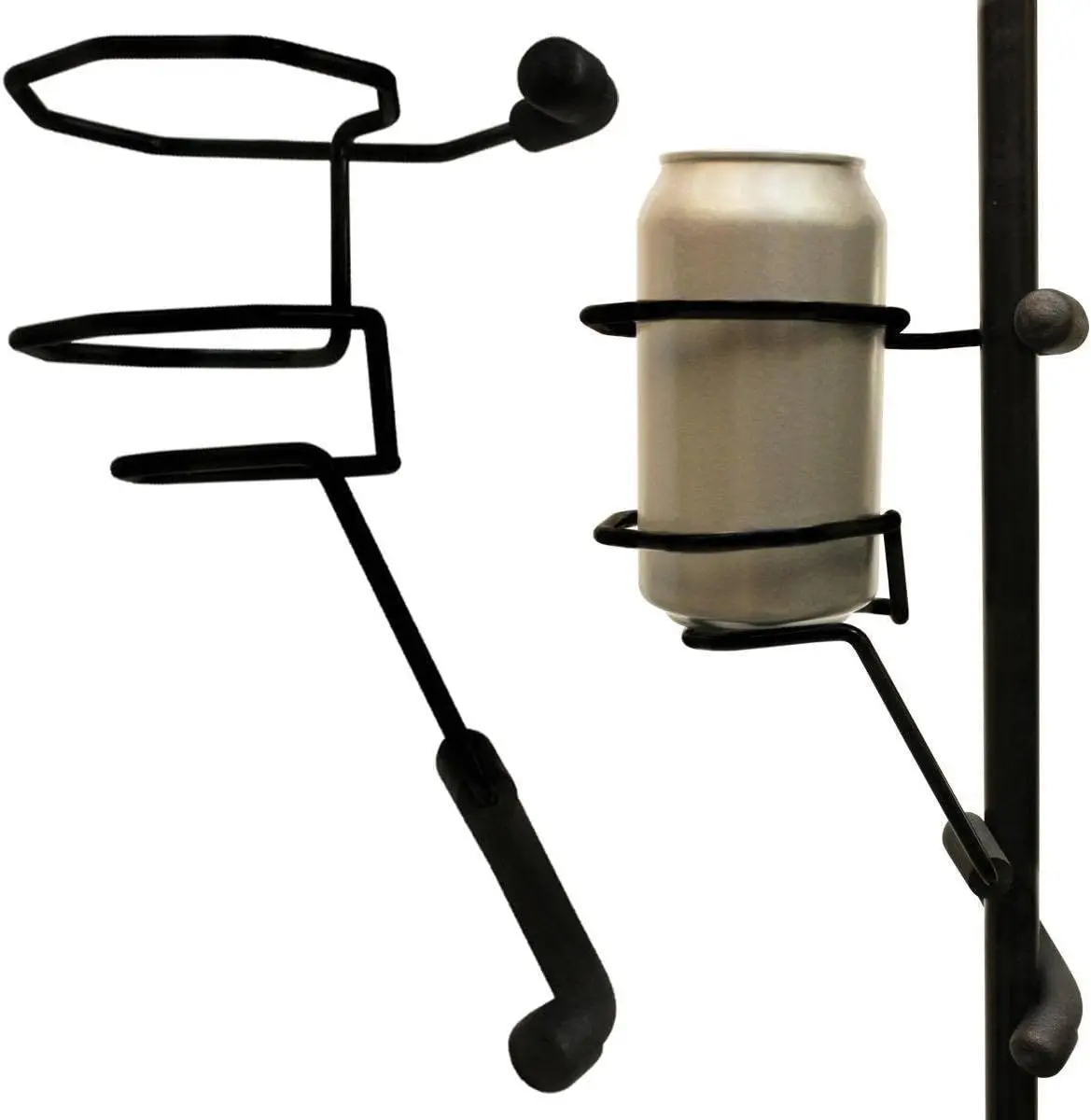 

Heavy Duty Mic Stand Drink Holder - Non-Skid, Fits 1/2-1 inch Poles