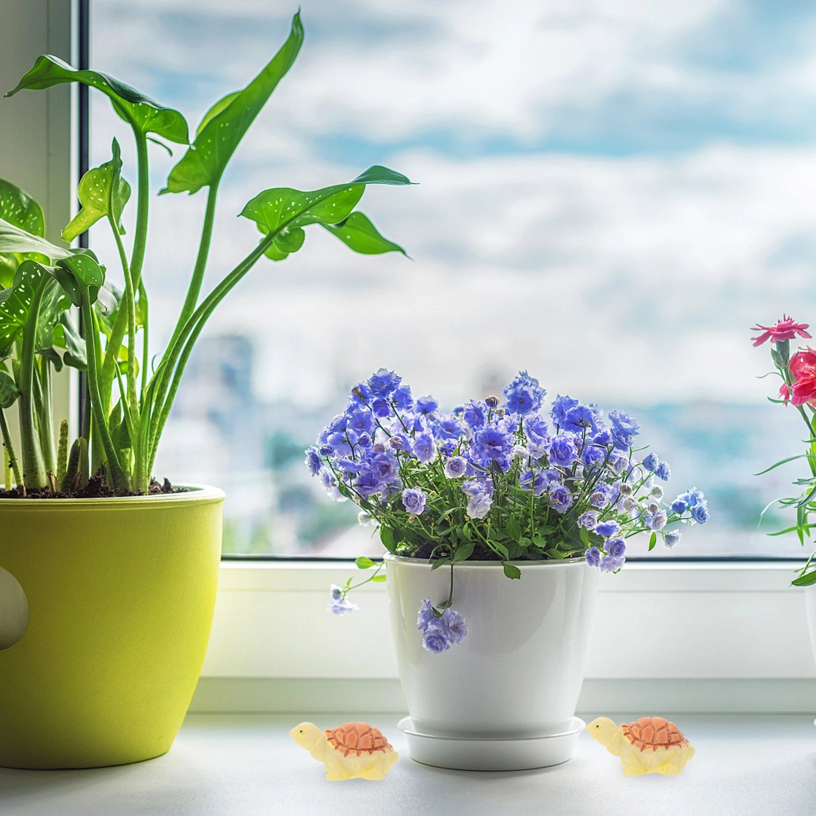 

10pcs Decorations Resin Craft Small Size Micro Landscape Fake Water Aquarium Micro Landscape Simulation Fake