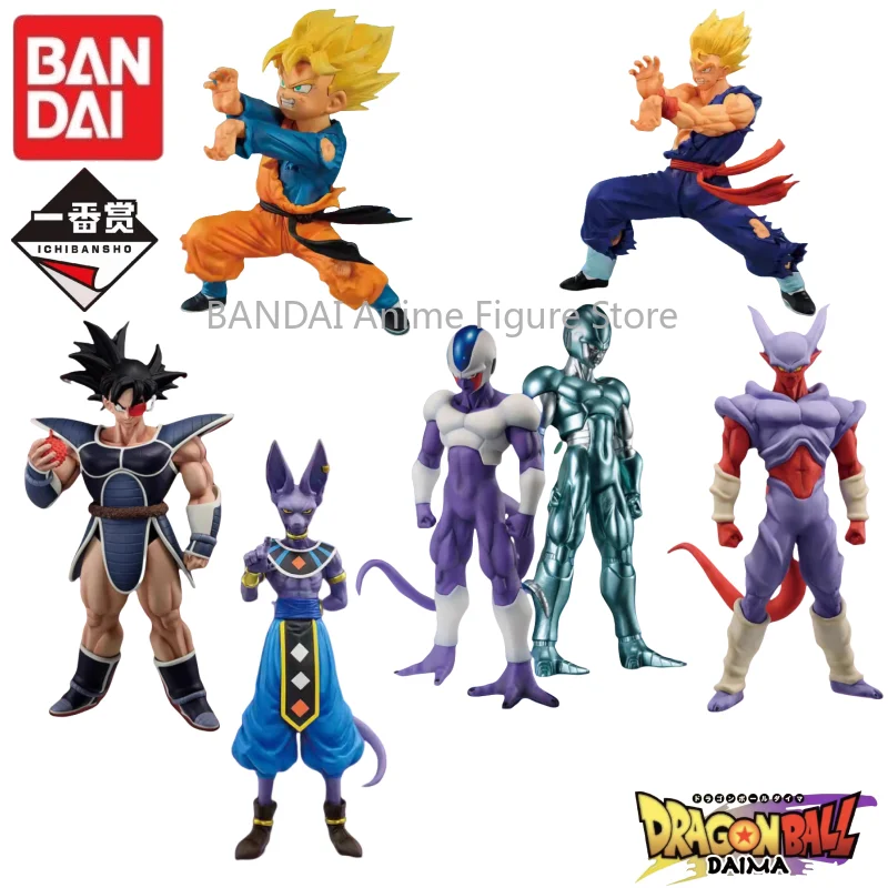 En Stock, 100% Original, Figura Bandai de Dragon Ball Ichiban, Super Saiyan Goku, Broly, Beerus, Cooler, Tortugas Ninja, Estatua de Anime, Modelo de Juguete