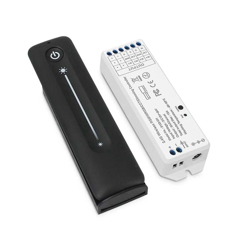 

LED Dimmer 2.4G PWM Touch RF Wireless Remote Controller 5V 36V Single Color LED Strip Light Smart Wifi Dimmer Switch