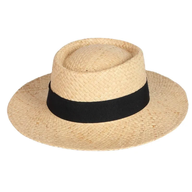 

Panama Raffia Straw Hats For Holiday Beach Spring Summer Autumn High Quality Wide Brim Women Oem Adults Plain Character Female