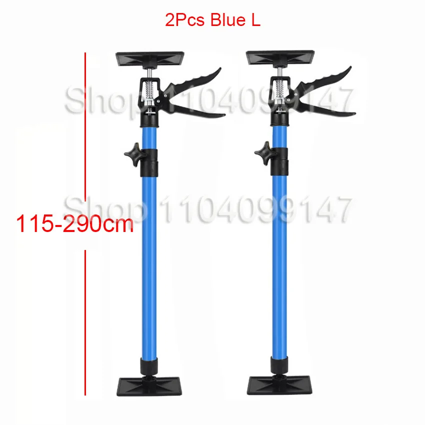 

115-290cm Labor-Saving Telescopic Steel Support Rod Ceiling Support Pole Construction Tool Manual Lifting Tool